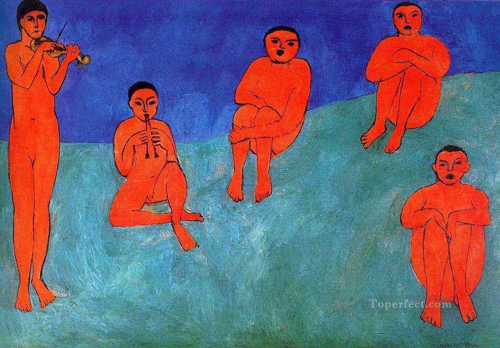 La Musique música fauvismo abstracto Henri Matisse Pintura al óleo